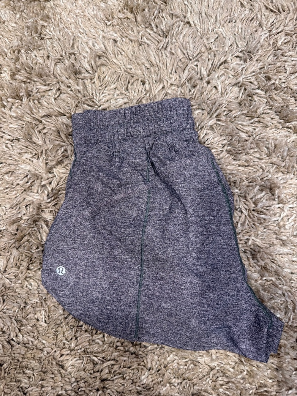 lululemon grey track that shorts